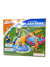 Banzai Cyclone Splash Park Inflatable Sprinkling Slide Water Aqua Pool Kids NEW
