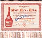 FRANCE VIEILLE CURE DISTILLERY OF CENON stock certificate/ bond
