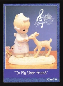 1993 Enesco Precious Moments Collectors Club Card #6 - To My Deer Friend - Picture 1 of 2