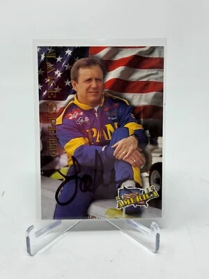 1996 Maxx NASCAR Lake Speed Autographed Card #09 COA  BUF sc - Image 1 of 2