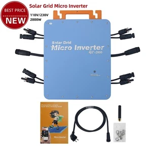 Micro Inverter Rete Solare 2800W MPPT WiFi Control IP66 110V 230V GT-2800 - Foto 1 di 8