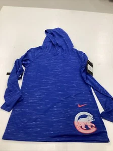 Chicago Cubs Nike Long Sleeve Hoodie Sweatshirt Women’s XS New With Tags - Picture 1 of 4