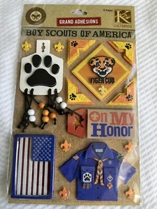 Pegatinas de libro de recortes Tiger Cub Scouts Boy Scouts K & Company - Imagen 1 de 7