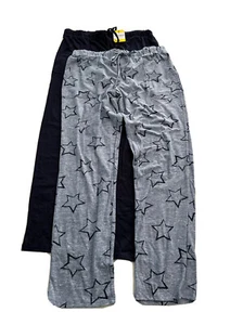 Lucky Brand 2er-Pack Damen blau Sterne Lounge Hose mit Taschen Small 4-6 NEU - Bild 1 von 13