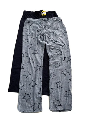 Lucky Brand 2-PACK Womens Blue Stars  Lounge Pant with pockets Small 4-6 NEW - Image 1 of 4