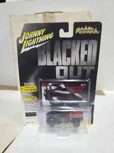 Johnny Lightning 1941 Willys Pickup Blacked Out Red Street Freaks NEW - Picture 1 of 5
