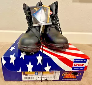 New Thorogood Mens Black 3M Thinsulate WATERPROOF Leather Boots Size 9 M USA - Picture 1 of 20