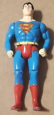 Винтажная экшн-фигурка 1989 TOY BIZ DC Super Hero Superman No Cape из комиксов - Изображение 1 из 4
