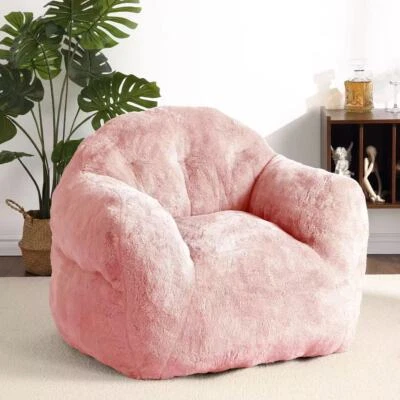 Large Bean Bag Chair Indoor Lazy Lounger Sofa with 37.5Lb filling For Adult Kids - Image 1 of 4