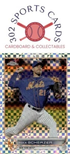 2022 Topps Chrome Update #USC1 Max Scherzer X-Fractor #/99 - Picture 1 of 2