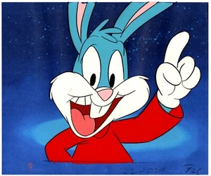 Tiny Toons Adventures- " GIANT" Buster Bunny- Original Production Cel - Picture 1 of 2