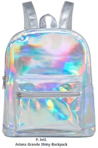 Ariana Grande GLÄNZENDER Rucksack + KOSTENLOSE Parfümflasche, NEU - Bild 1 von 4