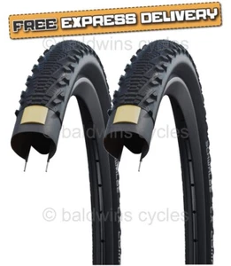 PAAR Schwalbe CX COMP 700x38c schwarz semi glatt Hybrid Trekking Bike Reifen - Bild 1 von 11