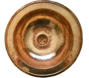 Becken Kupfer Rot Marokkanisch Rund Spüle v2 maschine Handwaschbecken Bad 38 CM - Bild 1 von 4