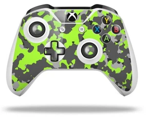 Recubrimiento para controlador XBOX One S X camuflaje de la vieja escuela camuflaje verde lima - Imagen 1 de 5