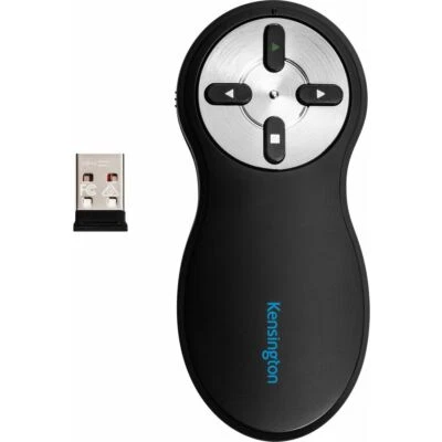 Kensington K33271WW Pointer Wireless Presentation 4 Buttons USB WIFI TAA BLACK - Image 1 of 4
