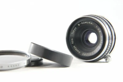 Raro Exc Sankyo Koki Tokyo W-KOMURA 35 mm f/2,8 Leica 39 mm LMT montaje de tornillo #1566 Foto 1 de 4