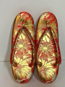 Japón Zori Sandalias Geisha Maiko Kimono Interior Adorno Sandalias Tradición Japón - Imagen 1 de 7