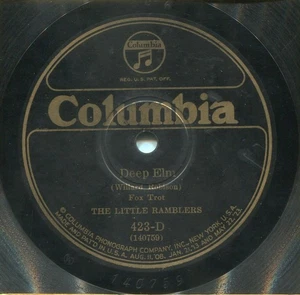 LITTLE RAMBLERS (Melancholy Lou / Deep Elm) JAZZ 78 RPM RECORD - Picture 1 of 2