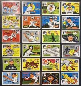 1971 Fleer Laughlin World Series Cards Complete Set EXMT condition set! - Picture 1 of 9