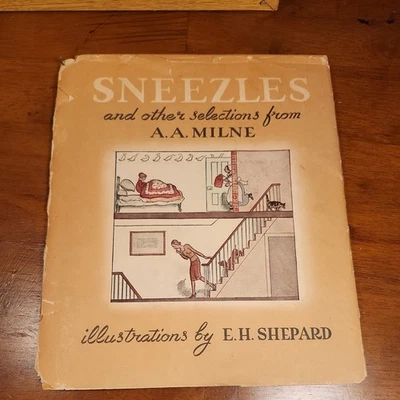 SNEEZLES & Other Selections, 1st ed. A A Milne with E H Shepard Illus, 1947 HCDJ Foto 1 de 4