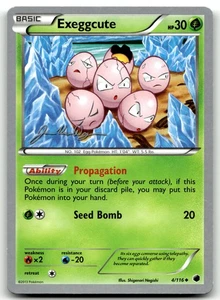 2013 Pokemon Karte #4/116 Exeggcute Uncommon World Championships 2015 Jacob Van - Bild 1 von 2