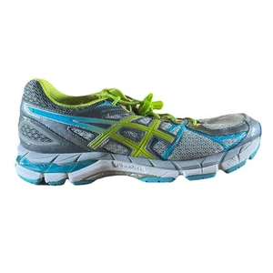 Asics GT-3000 grau/blau/grün mit FluidRide IGS und Lock Schnürsenkeln Damengröße 9 - Bild 1 von 7