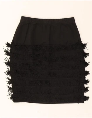 STEFANEL Womens Pencil Skirt Small W32 Black Cotton BG10 - Image 1 of 3