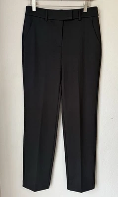 SIMPLY VERA Vera Wang Black High Rise Straight Pants Womens Size 6 - Image 1 of 4