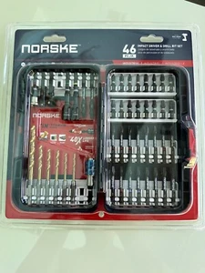 Norske Tools Set di 46 punte per avvitatore a percussione e trapano a percussione NUOVE - Foto 1 di 2