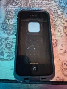 Authentic LifeProof Fre Series Protection Case BLACK for Iphone 5/5s/SE - Photo 1 sur 2