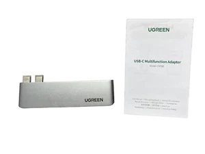 Ugreen USB C Hub Adapter for MacBook Pro and MacBook Air - Gray/Silver OPEN BOX - Picture 1 of 7