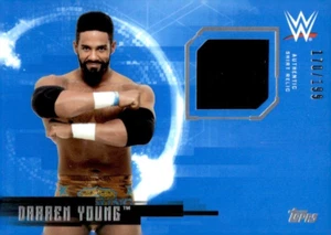 2017 Topps WWE Undisputed Relics 170/199 Darren Young #UR-DY - Imagen 1 de 2