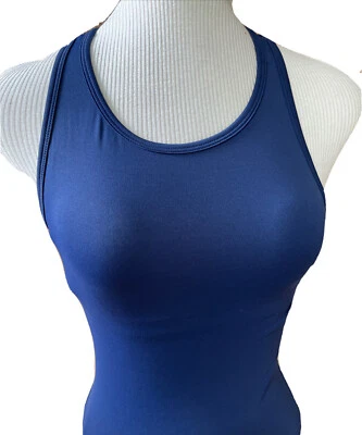 Camiseta sin mangas Head XS Blue Advantage Tennis Racerback nueva con etiquetas, HEW182BR09021 precio de venta sugerido por el fabricante 45 USD Foto 1 de 4