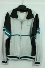 Vintage MacGregor Full Zip Sweatshirt Track Jacket Fleece Unisex XL Striped