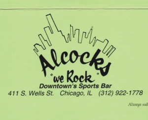 Calendario de eventos Alcocks We Rock Sports Bar mayo 2002 WCKG O’Neil’s on Wells - Imagen 1 de 3