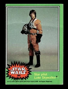1977 Topps Star Wars #264 Star pilot Luke Skywalker - Picture 1 of 2