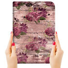 ( For iPad Air, Air 2, 9.7 Inch ) Art Flip Case Cover P24275 Vintage Flower