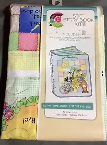Creative Cuts Soft Story Book Kit Jungle Animals Baby Shower Sewing Craft NEW! - Picture 1 of 2