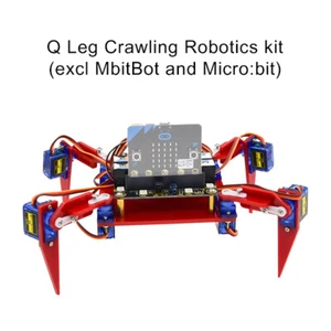【CIRCUS Pi】Q Leg Crawling Robotics kit (excl MbitBot and Micro:bit) - Picture 1 of 3