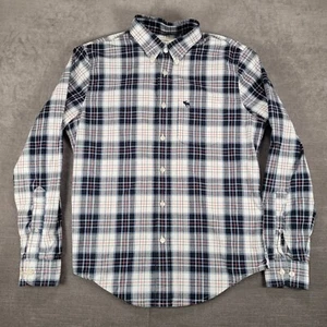 Abercrombie & Fitch Y2K Plaid Button Down Long Sleeve Preppy Shirt Mens Large - Picture 1 of 13