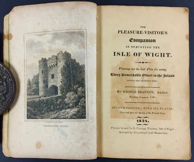 1834 Isle of Wight Travel Guide Viewbook Visitor’s Companion- 6 Illustrations - Image 1 of 4