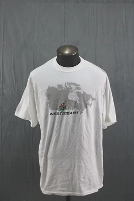 Camisa Copa Gris 2003 - Gráfico East Meets West Canada - Para Hombre Extra Grande Foto 1 de 4