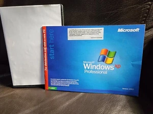MICROSOFT WINDOWS XP Professional w/ Case, Manual & Key - Picture 1 of 3