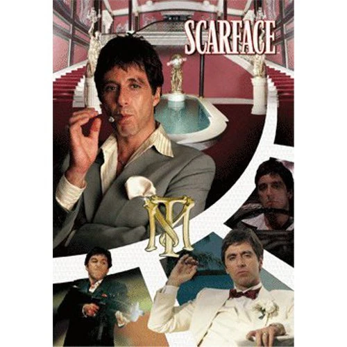 Scarface Mansion Tony Montana The World Is Yours 3D Effekt Poster 47x67cm - Bild 1 von 1