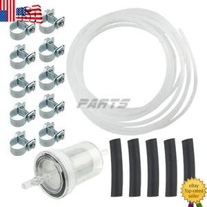Inline Fuel Filter Hose Clip Pipe Line Kit For Webasto Eberspacher Diesel Heater - Picture 1 of 14