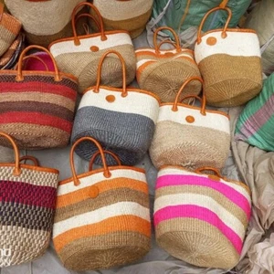 SIsal baskets, kyondo baskets, plants baskets, storage baskets, Gift for her - Picture 1 of 4