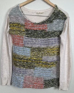 Suéter Moth Anhtropologie para mujer talla pequeña beige rosa gris verde - Imagen 1 de 7