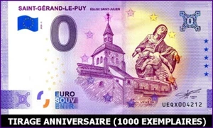UEQX / SAINT-GERAND-LE-PUY / BILLET 0 € / NULL EURO-SCHEIN 2020-1* - Picture 1 of 1