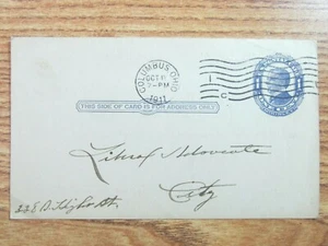 AMERICAN PRESS ASSOCIATION COLUMBUS OHIO 1911 ANTIQUE POST CARD - Bild 1 von 7